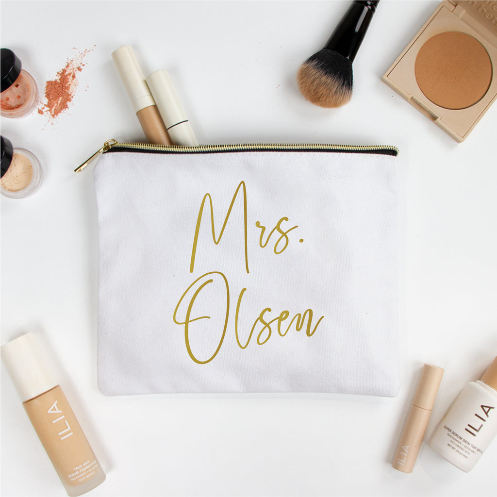 Mrs. Olsen Bridal Makeup Bag