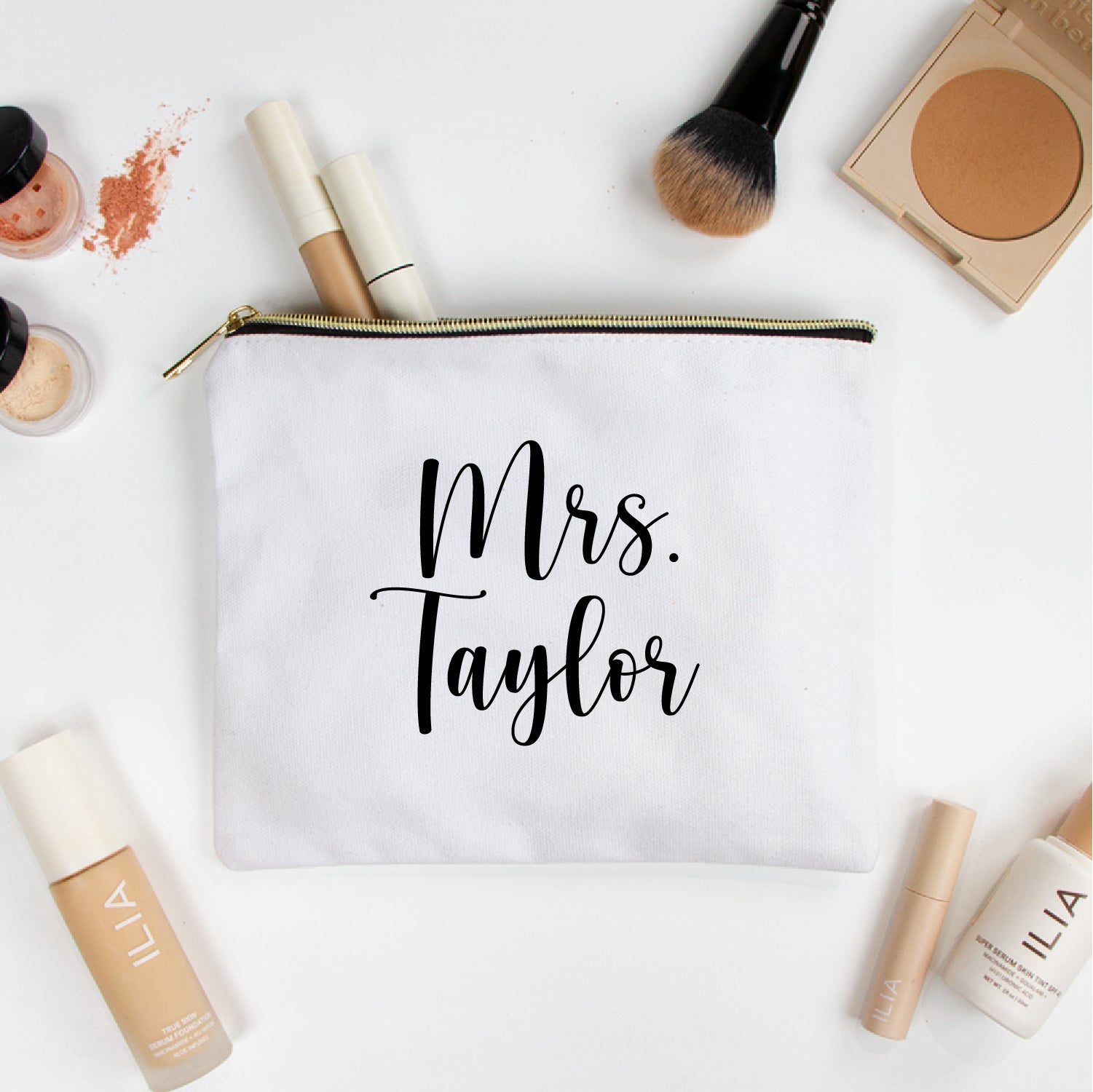 Personalized Mrs. Taylor Makeup Bag