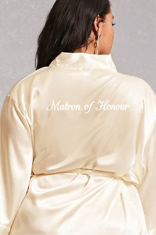 Elegant Style - Matron of Honour Robe