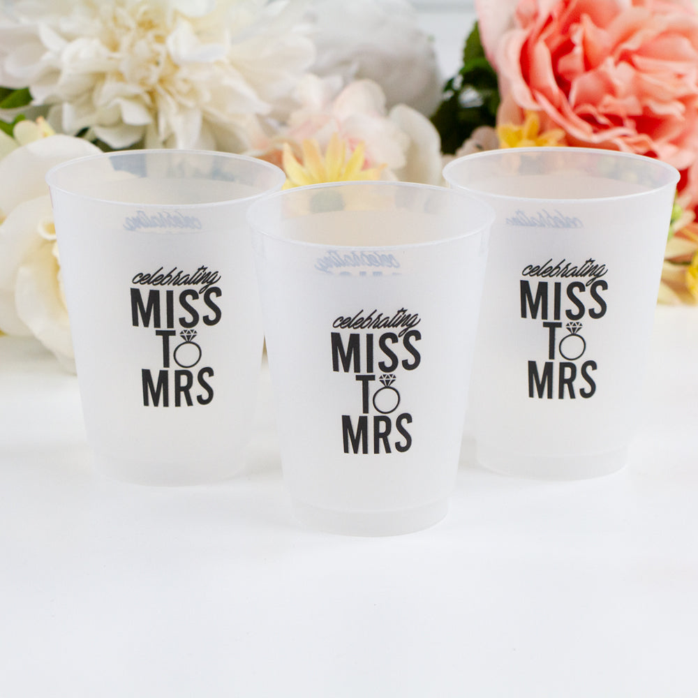 Celebrating Miss to Mrs Frosted Cups