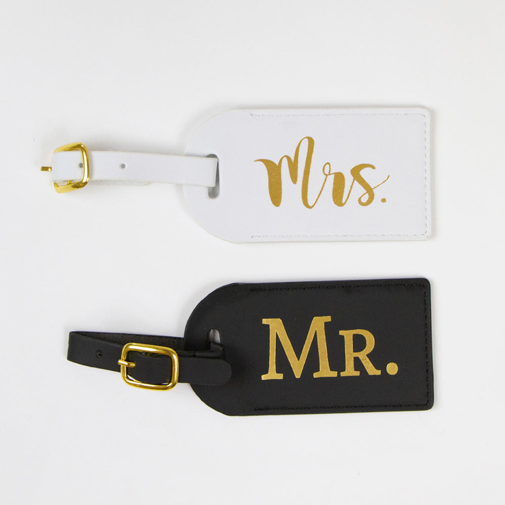 Mr and Mrs Luggage Tag, Wedding Luggage Tag| Pretty Robes