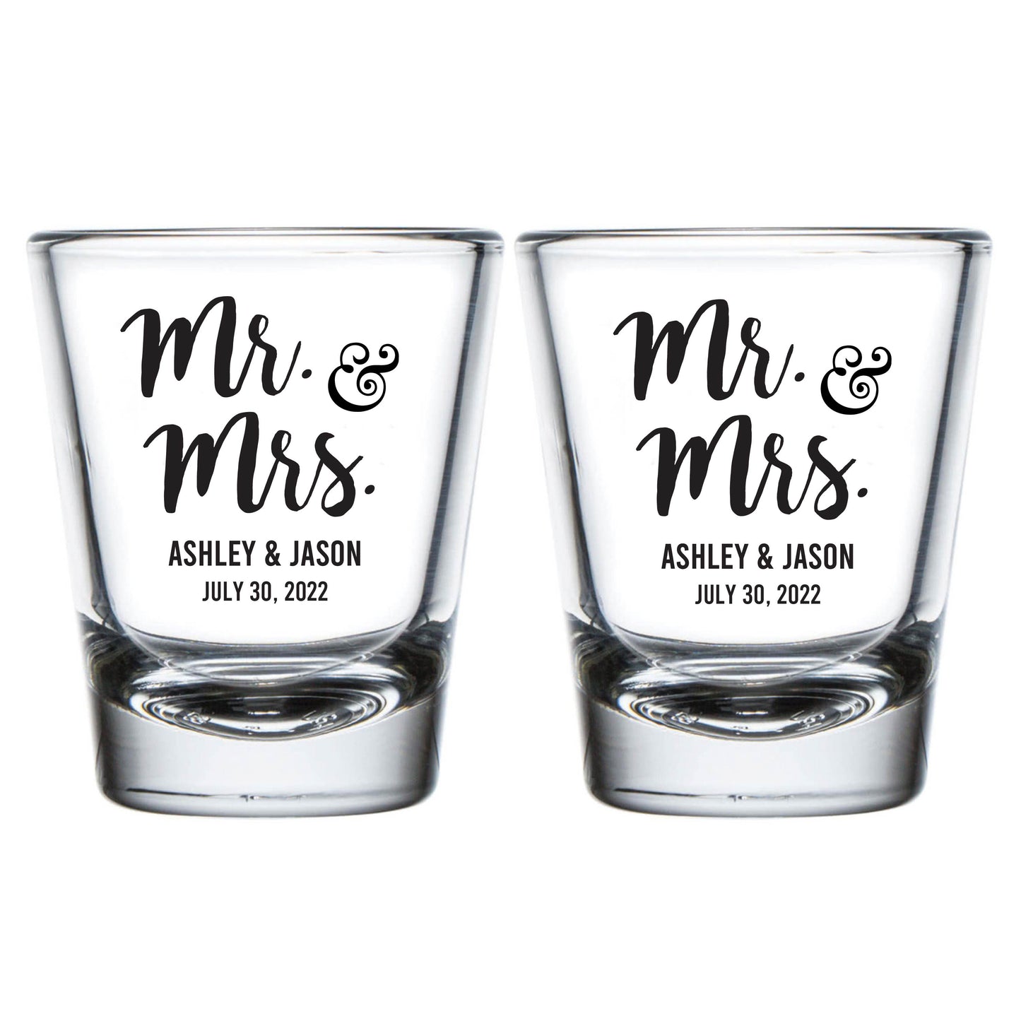 Mr and Mrs Wedding Shot Glasses (113)