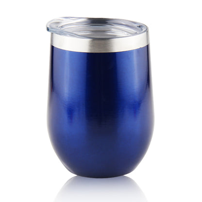 Blank Deep Blue Wine Tumblers