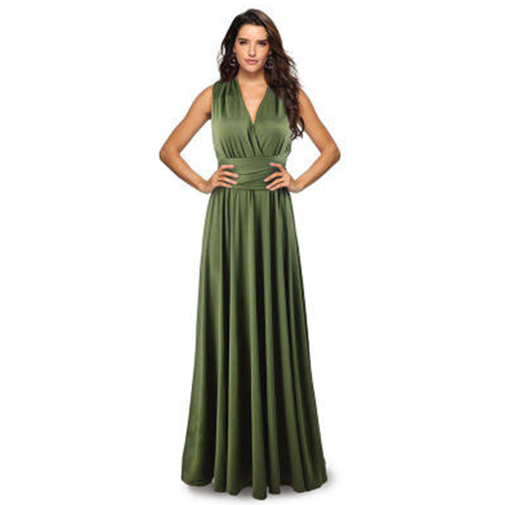 Olive Bridesmaid Infinity Dress