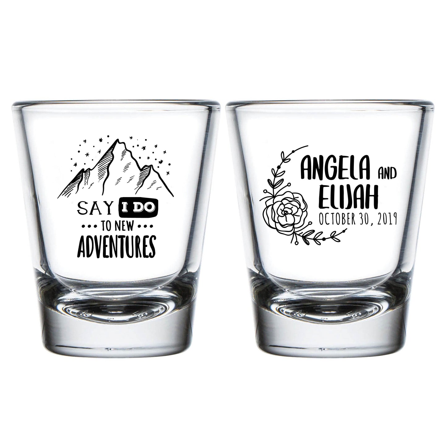 Personalized Printed Shot Glasses for Weddings (110)