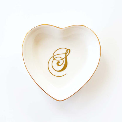 Heart Shaped Ceramic Ring Dish