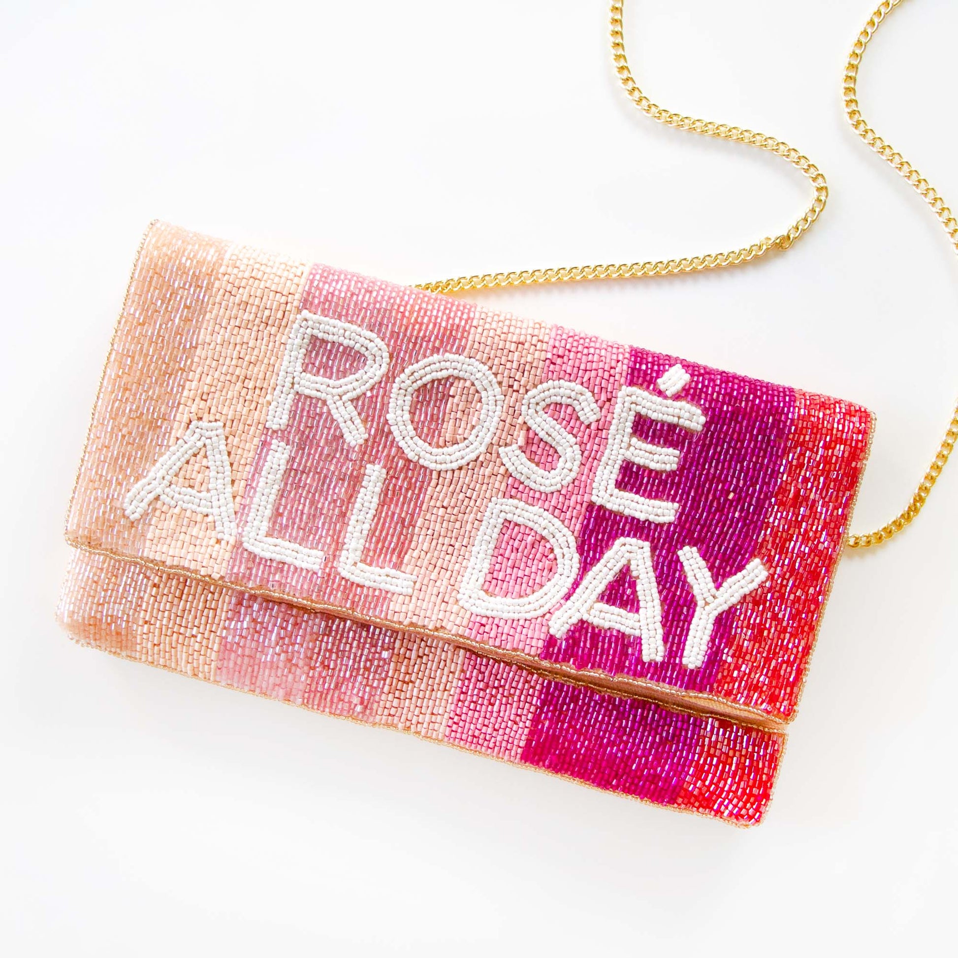 Rose all day clutch Clearance