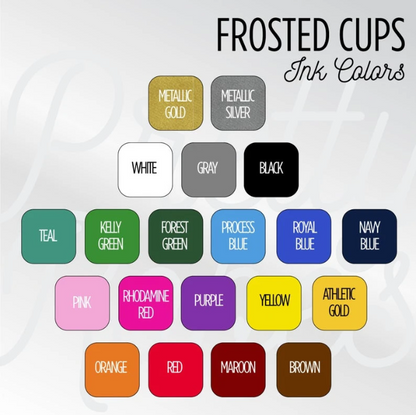 COVID Wedding Frosted Cups (12)