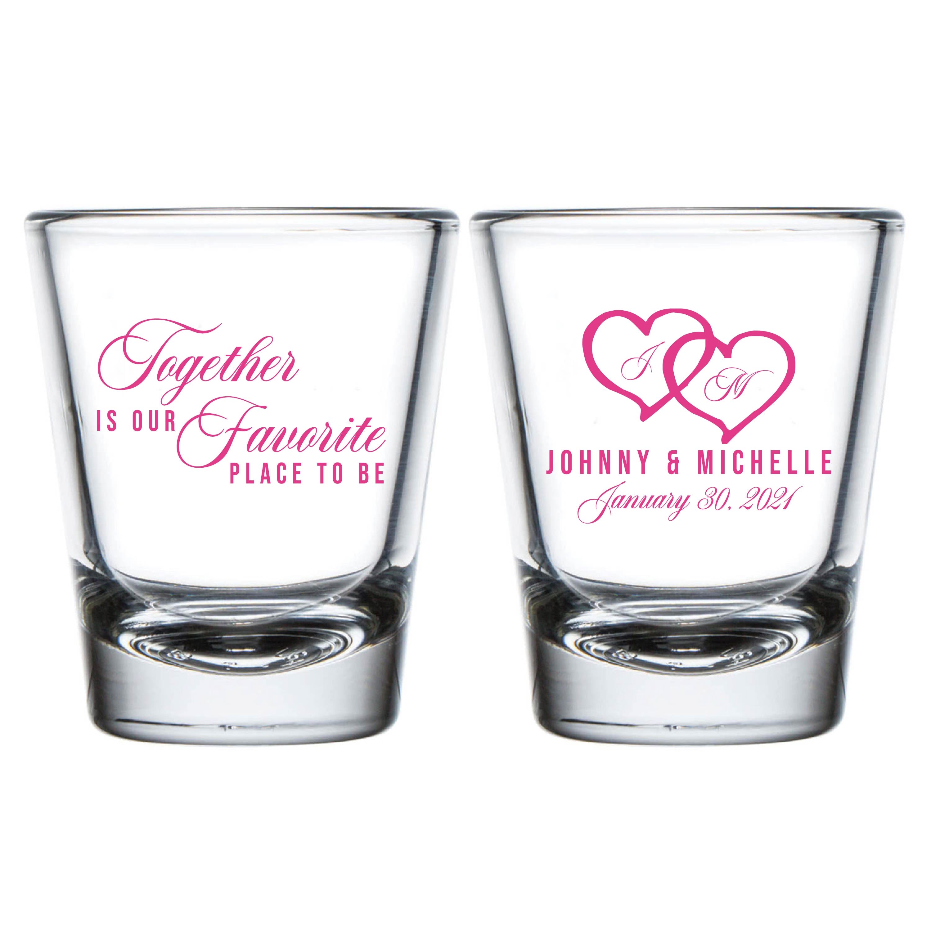 Together Is Our Favorite Place To Be Shot Glasses (307)