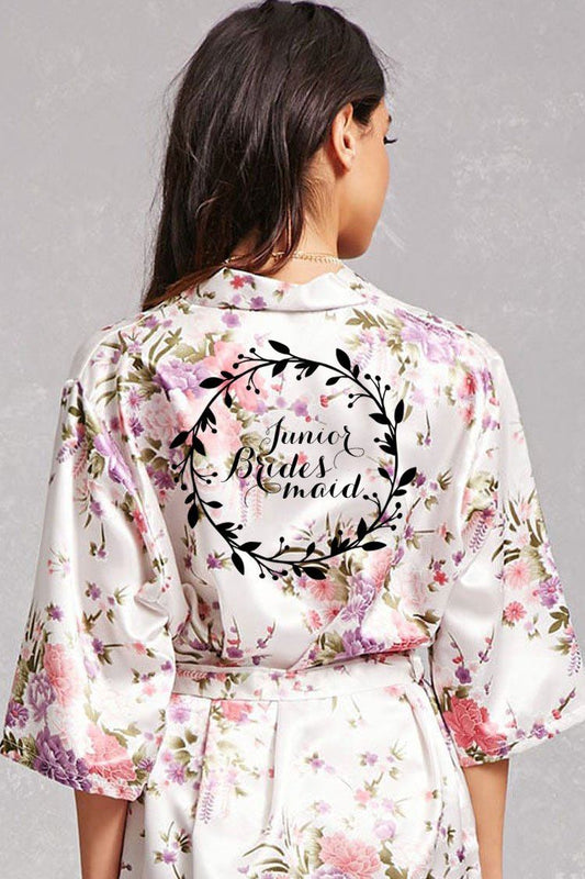 Wreath Style - Junior Bridesmaid Robe