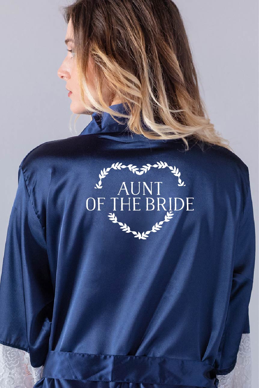 Heart Wreath Style - Aunt of the Bride Robe