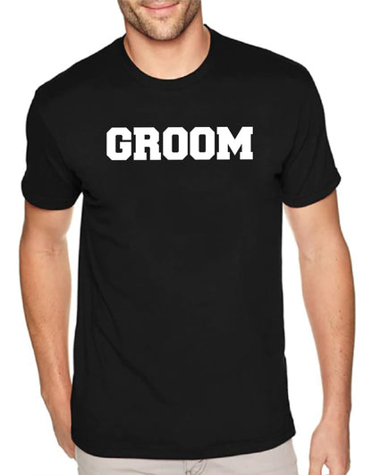 Groom, Groomsman, Best Man Crewneck Tee