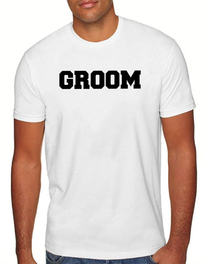 Groom, Groomsman, Best Man Crewneck Tee