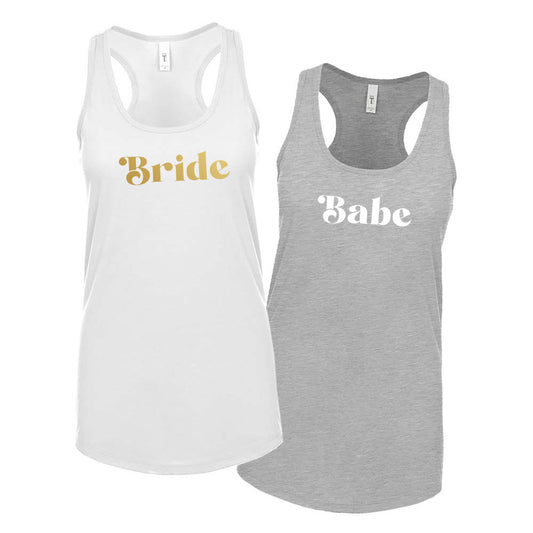 Bride, Babe Tank Tops - Just Drunk Party
