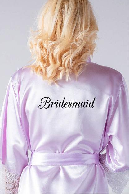 Elegant Style - Bridesmaid Robe