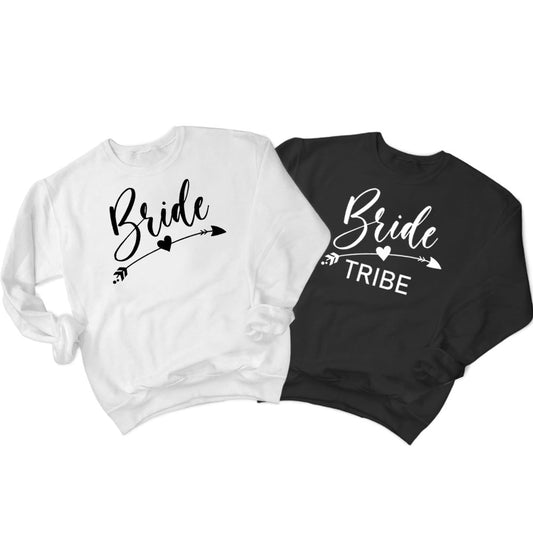 Bride, Bride Tribe - Arrow Style Sweatshirt