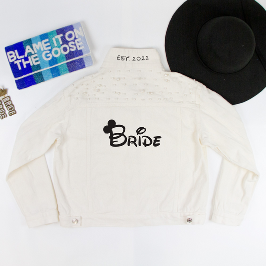 Bride  Pearl Denim Jacket