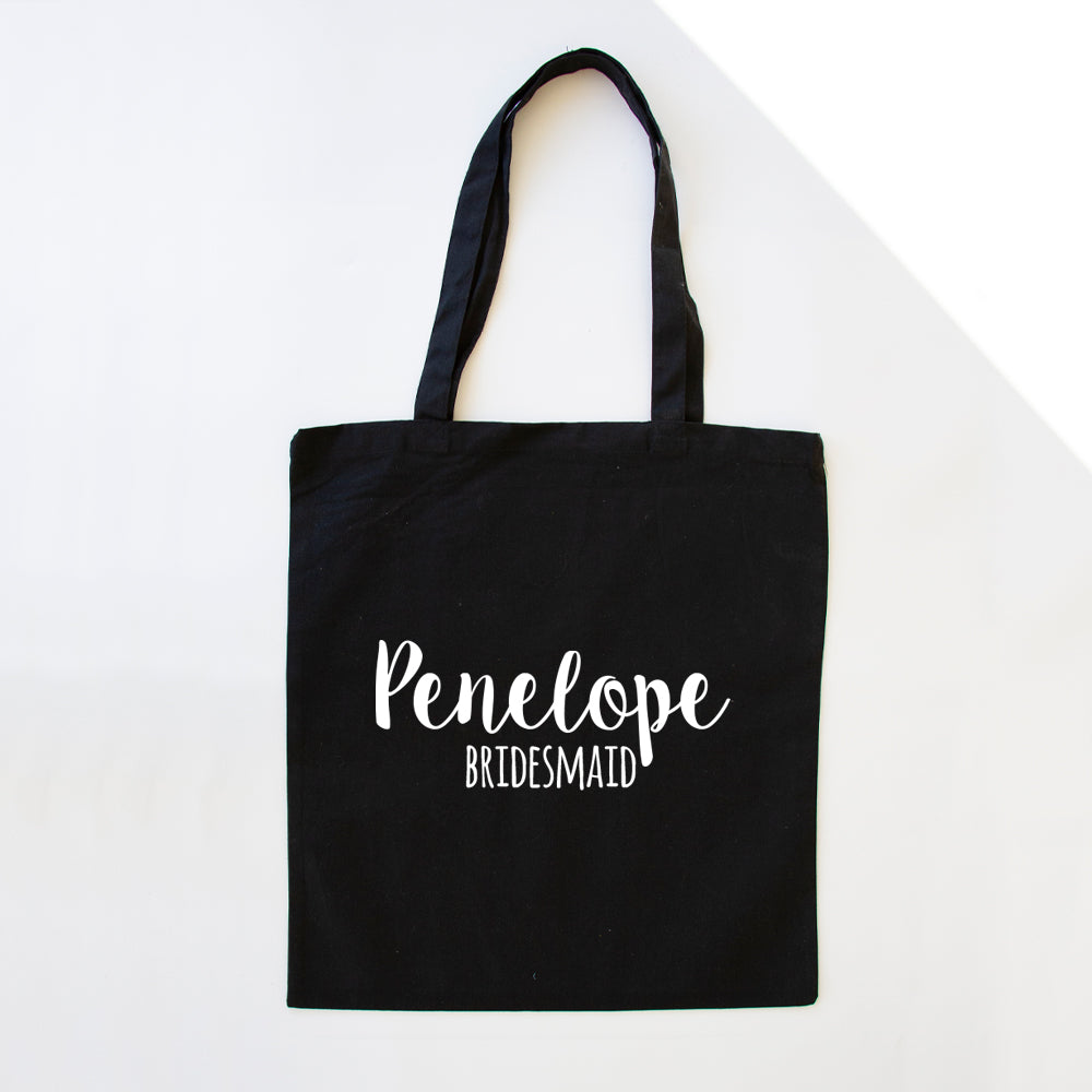 Custom Canvas Tote Bags for Bridesmaids or Bridal Showers –
