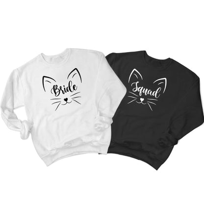 Cat Bride, Cat Squad Sweatshirt