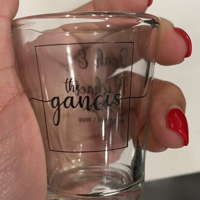 Wedding Shot Glass Favors (ci)