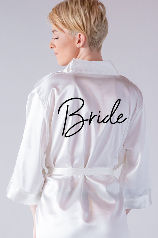 Bridal Templates - Custom Cursive Style Robe