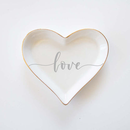 Personalized Love Ring Dish for Wedding