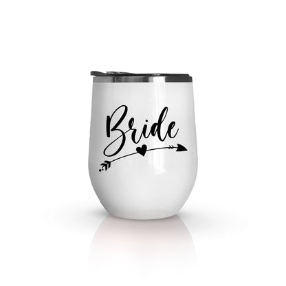 Bride, Bride Tribe Wine Tumblers - Arrow Style