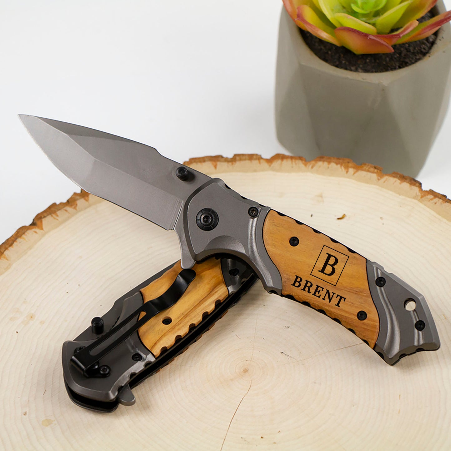 Engraved Personalized  Pocket Knife Gifts for Men
