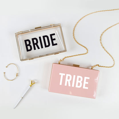 Bride and Tribe Bachelorette Party Clutch