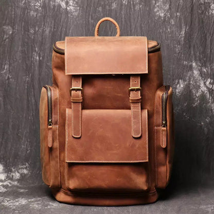 Engraved Leather Backpack Gifts for Fathers