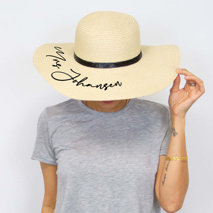 Floppy Hat for the Bride To Be