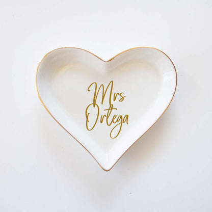 Mrs Ring Dish for Engagement Rings