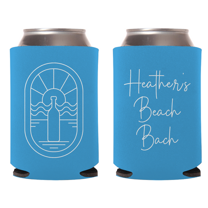 Beach Bach Can Coolers