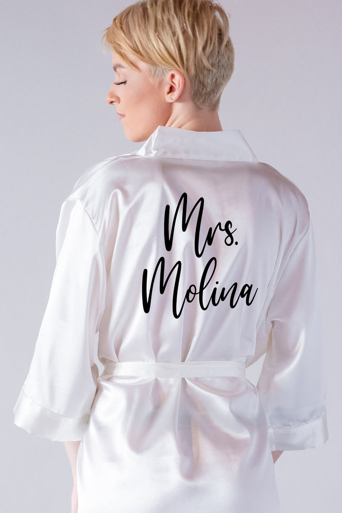 Bridal Templates - Customized Mrs. Molina Robe