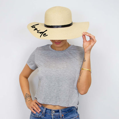 Bride, Bride's Babe Bachelorette Floppy Hat