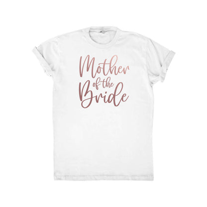 Mother of the Groom/Bride T-Shirts in Cursive