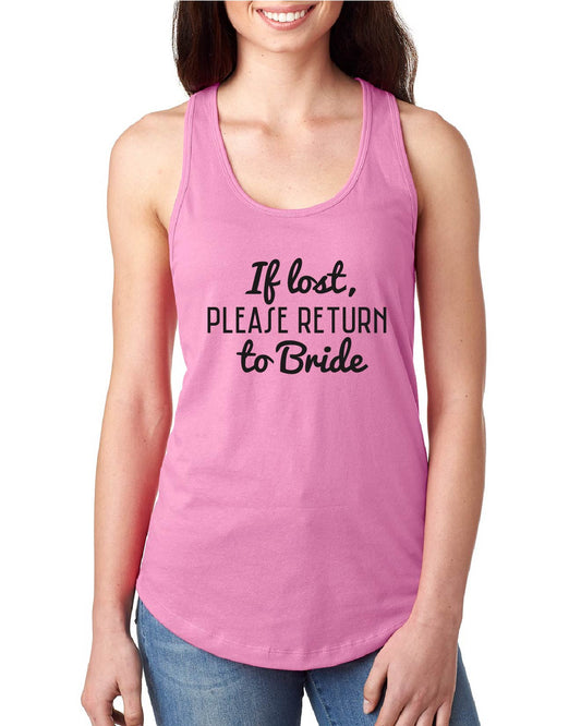 If Lost Please Return to Bride Tank (280)