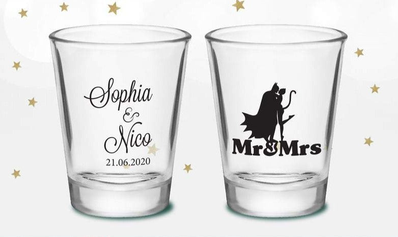 Mr&Mrs Shot Glass (en)