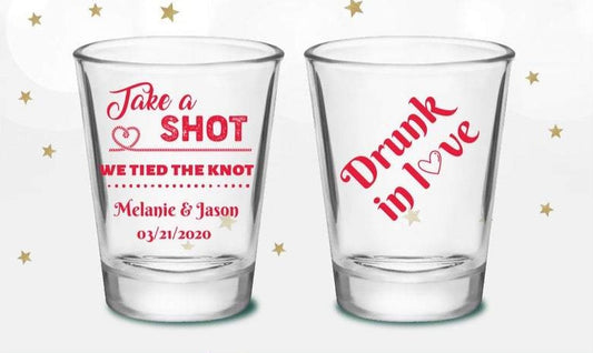 Personalized Shot Glass Favors (ct)