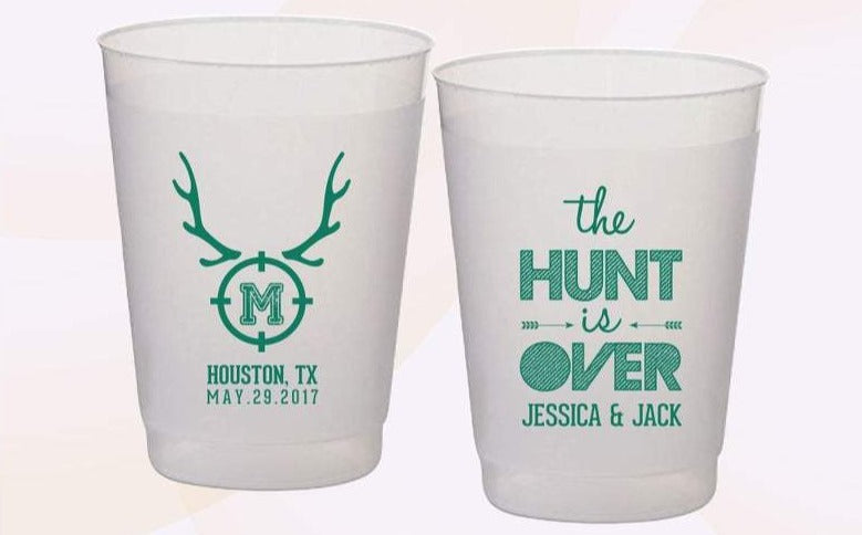 The Hunt Is Over Wedding Cups (57)