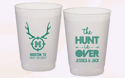The Hunt Is Over Wedding Cups (57)