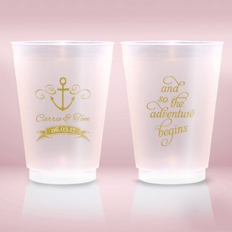 Beach Wedding Frosted Cup (98)