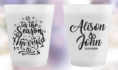 Frosted Wedding Cups (ai)