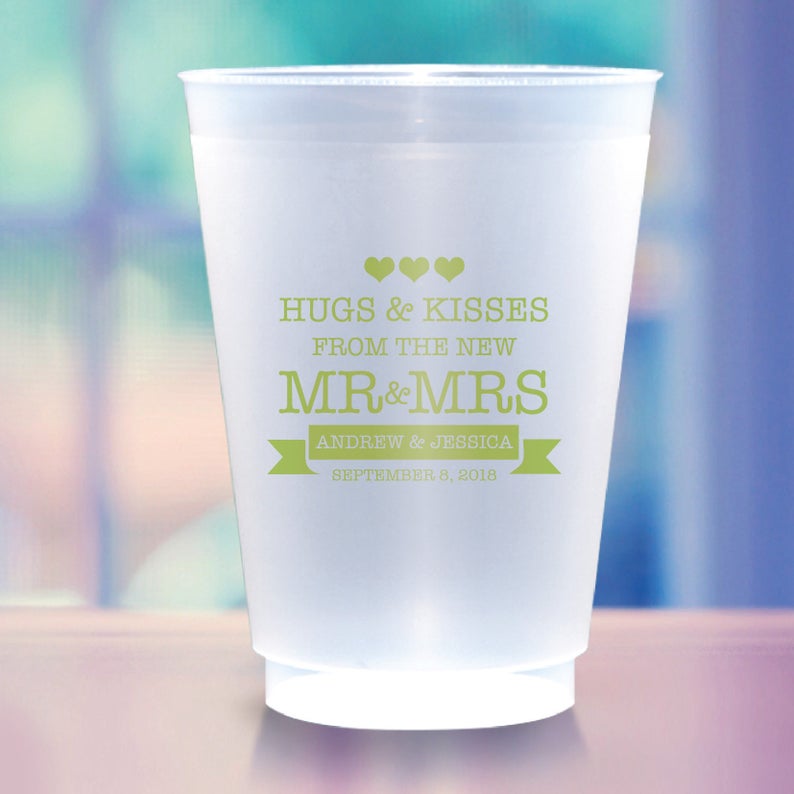 Mr. & Mrs. Wedding Cups (222)
