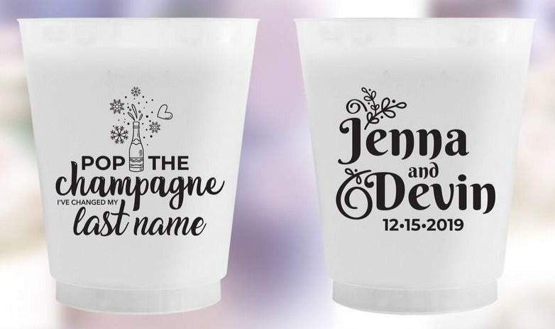 Wedding Frosted Cups (am)