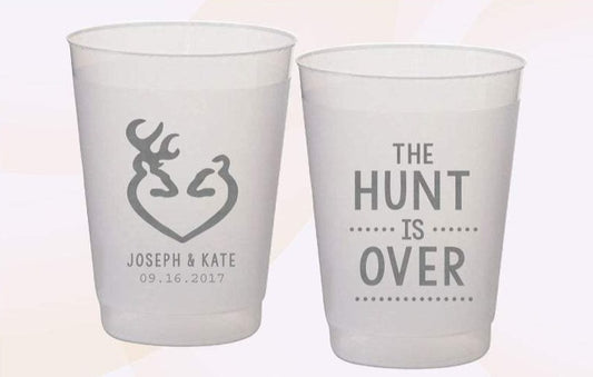 The Hunt Is Over Wedding Cups (97)