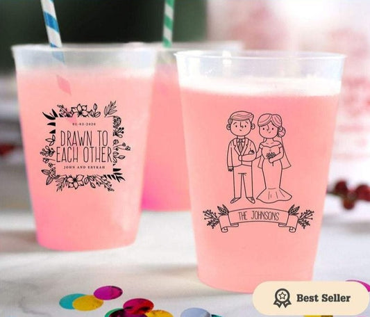 Frosted Plastic Personalized Cups (111)