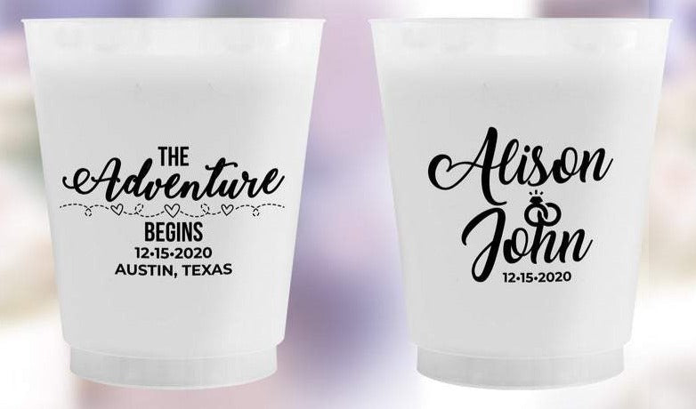 Wedding Frosted Cups (aj)