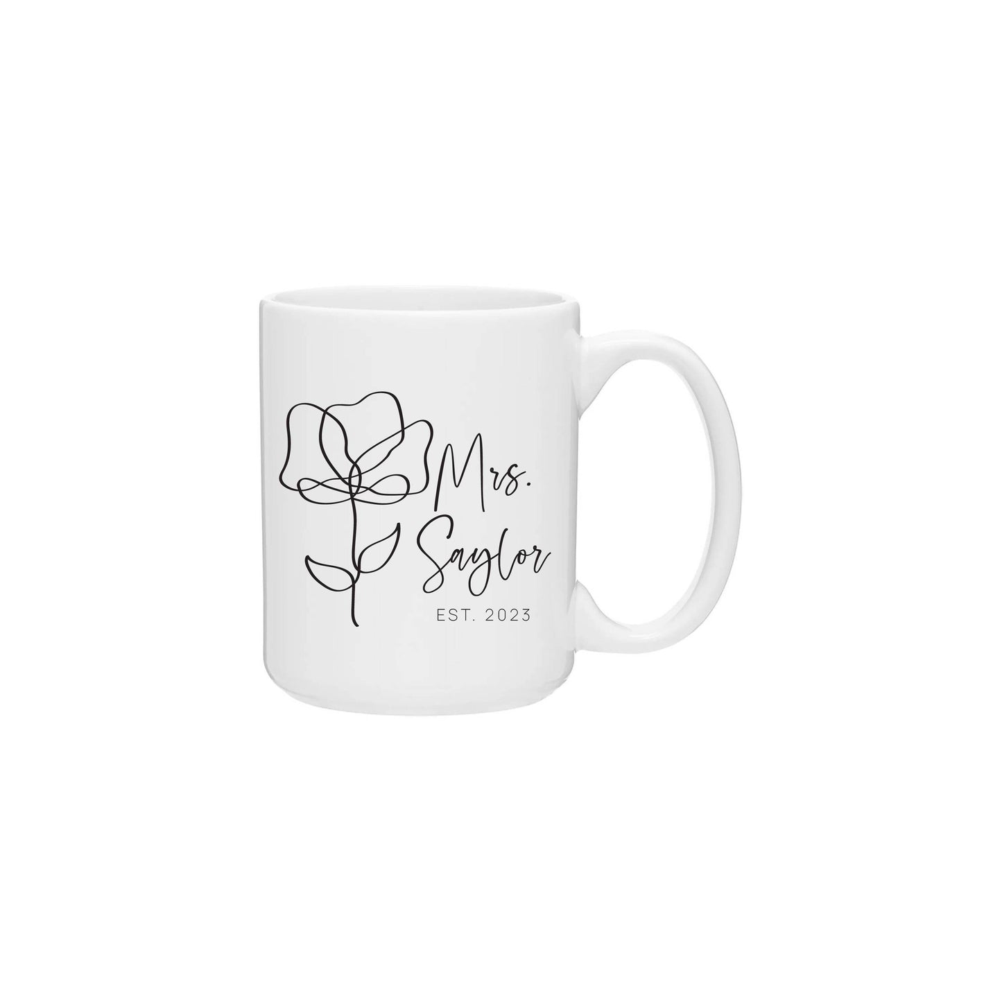 Custom Mrs Mug (124)