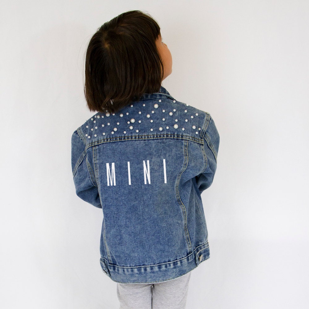 Cute Mother and Daughter Denim Jackets